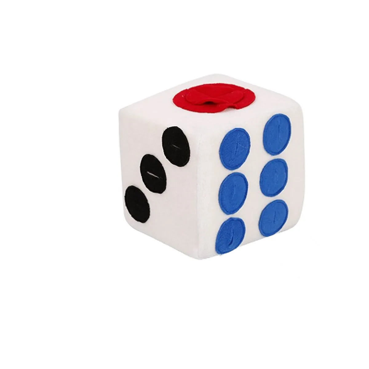 Meilleurs prix pour Mangeurs pour chiens jouets fuite nourriture laine alimentation lente dés jouets interactifs fournitures d'entraînement de QI pour chiens tapis de tabac