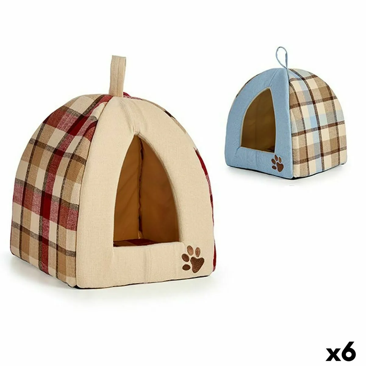 Comparer les prix de Lit pour animal domestique Vérifié 33 x 45 x 33 cm (6 Unités)