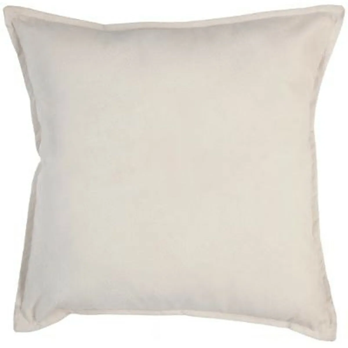 Coussin d&eacute;houssable Ivoire 45 x 45 cm