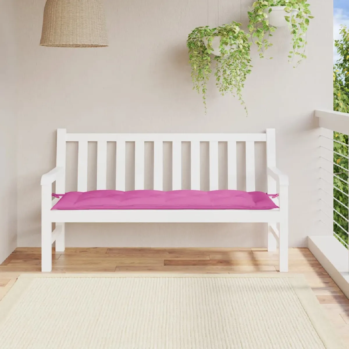VidaXL Banc Jardin Rose