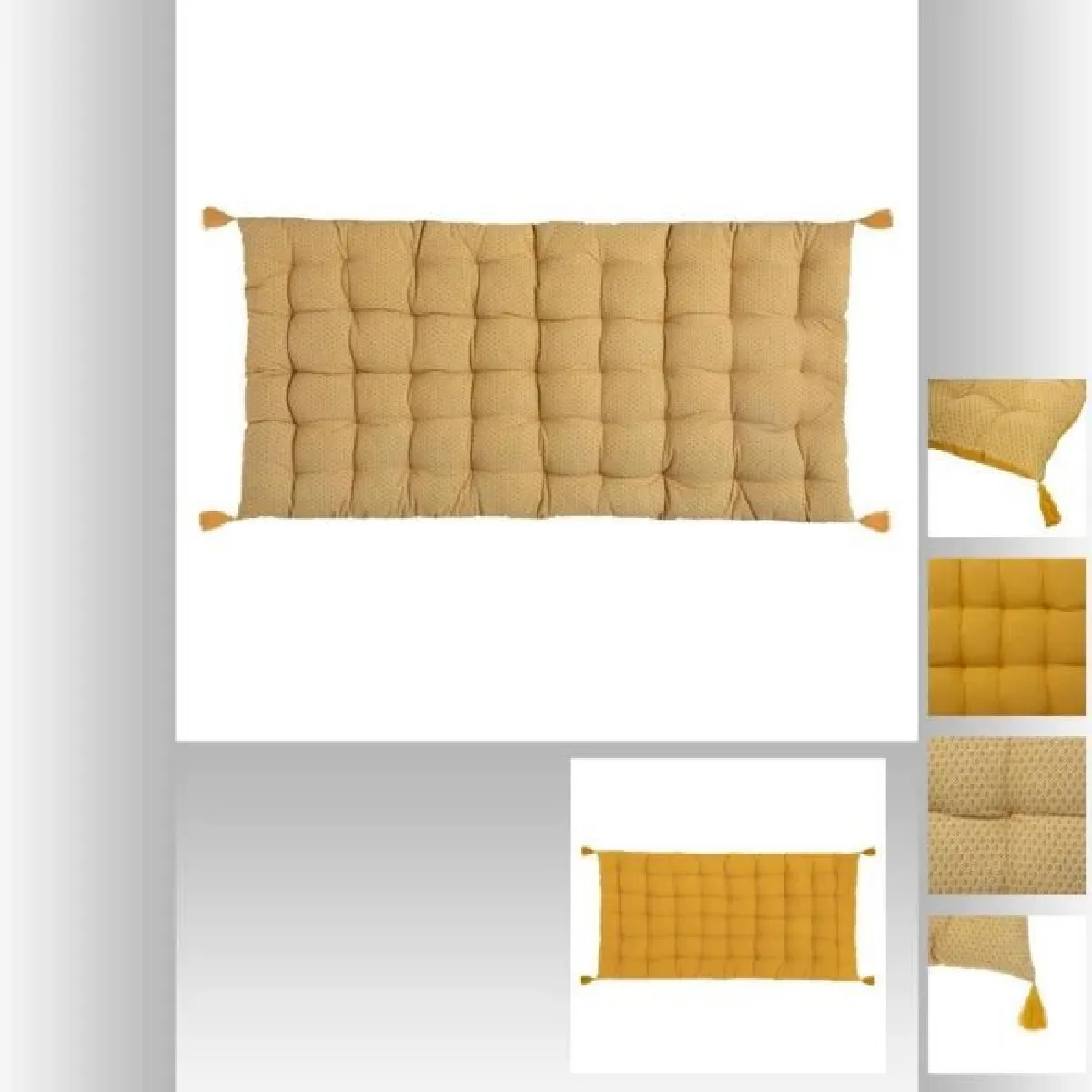 Atmosphera Otto - 60x120 cm - Jaune Atmosphera Otto - 60x120 cm - Jaune