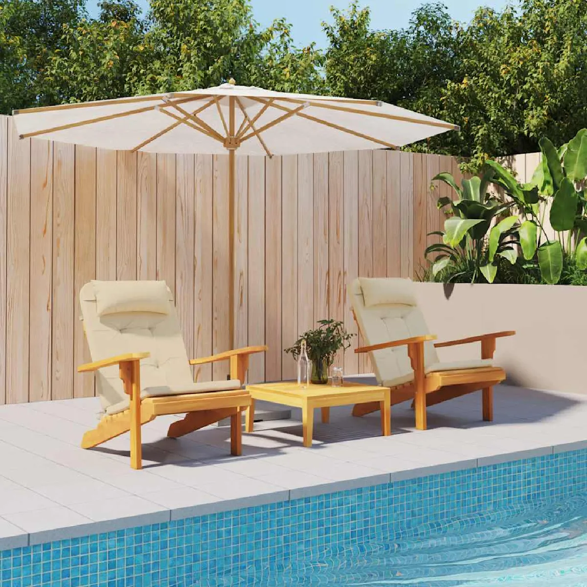 VidaXL Coussins Adirondack Lot de 2 - vue 2