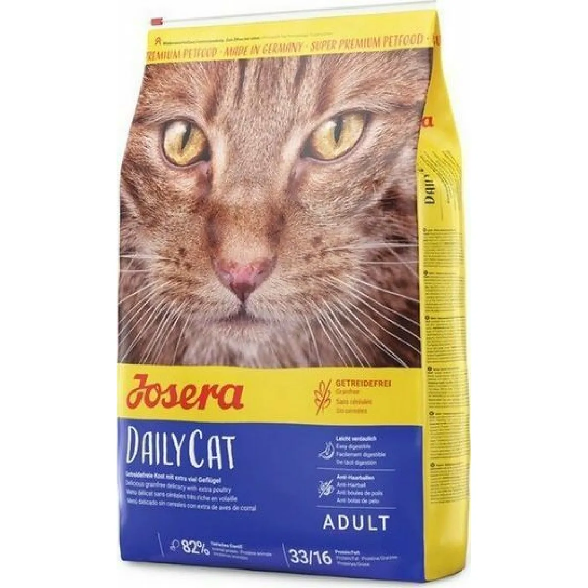 Meilleurs prix pour JOSERA DailyCat GRAIN FREE 400 g   Croquettes pour chat   Volaille, herbes et fruits   Sans céréales   Nourriture Super Premium pour chat adulte   Sachet de 400 g