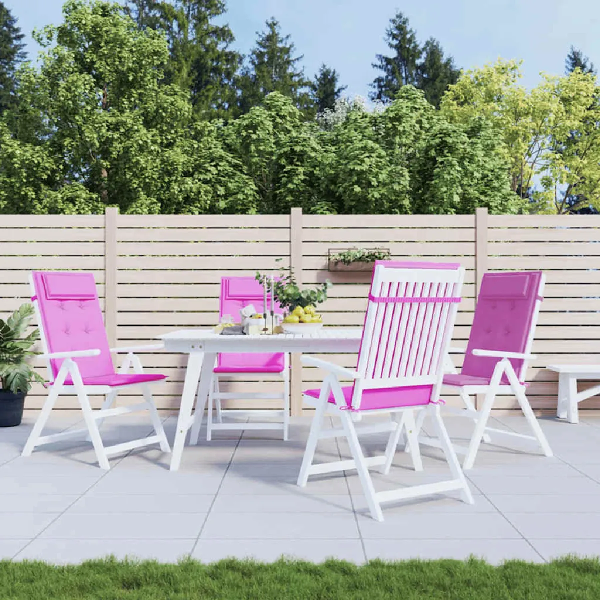 Vidaxl Rose Coussins De Chaise