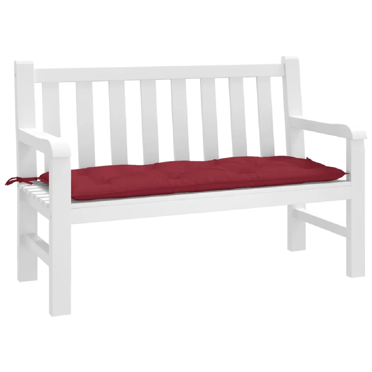 vidaXL Coussin de Banc de Jardin Revêtement de Banc avec Jeux de Cordes Coussin d'Extérieur Imperméable 361592 - vue 2