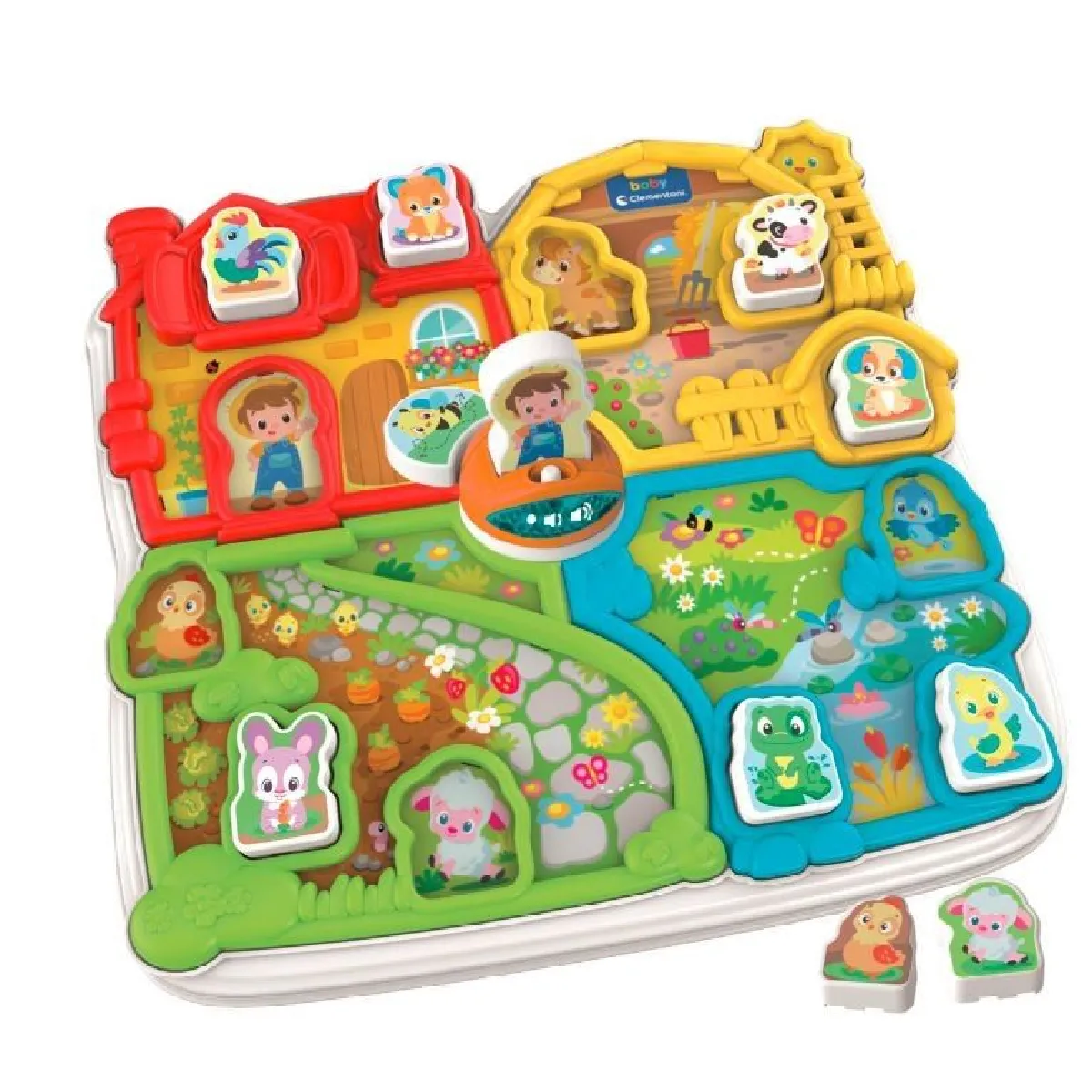 Clementoni ferme interactive d'encastrement - Multicolore