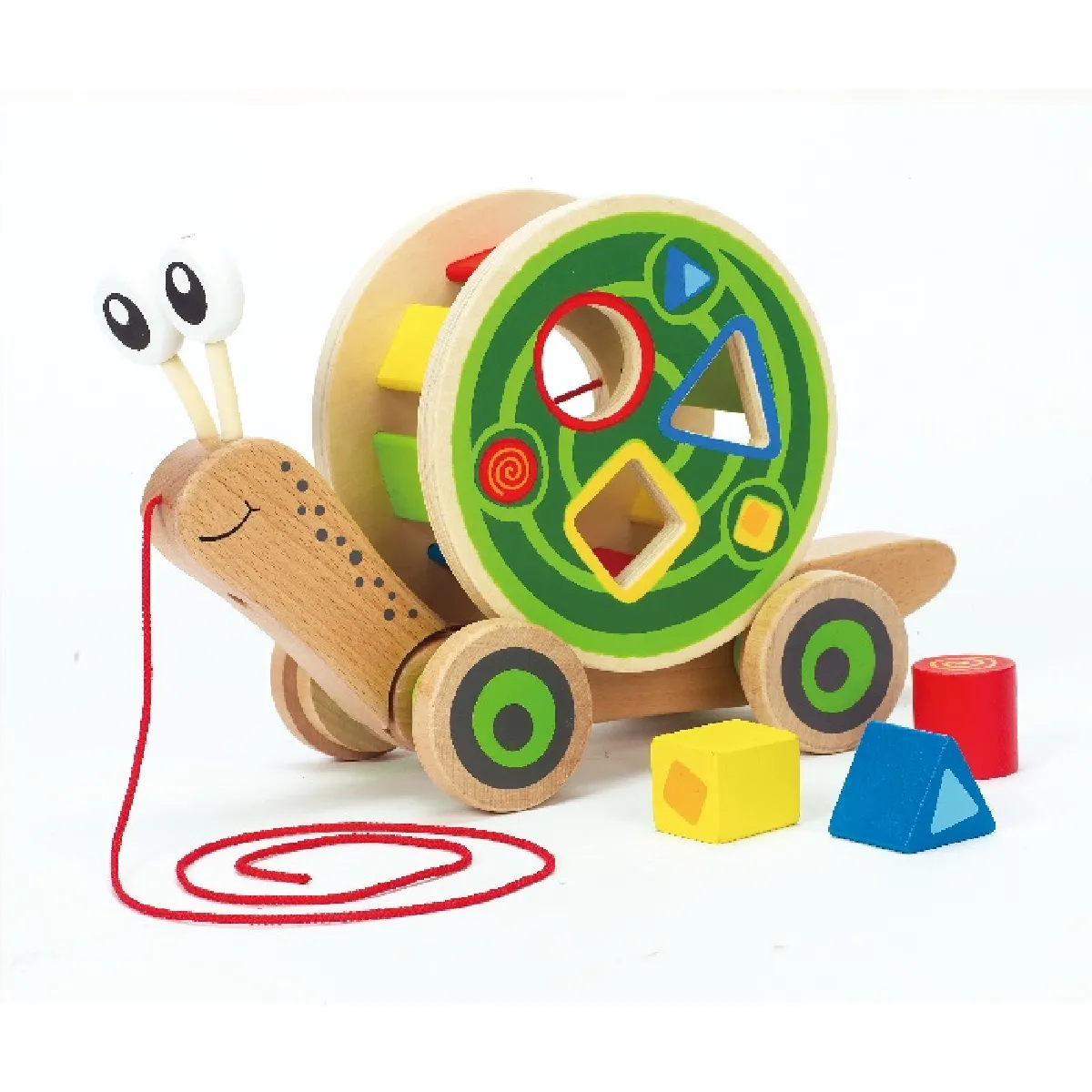 Escargot à tirer avec jeu de formes - Image 6