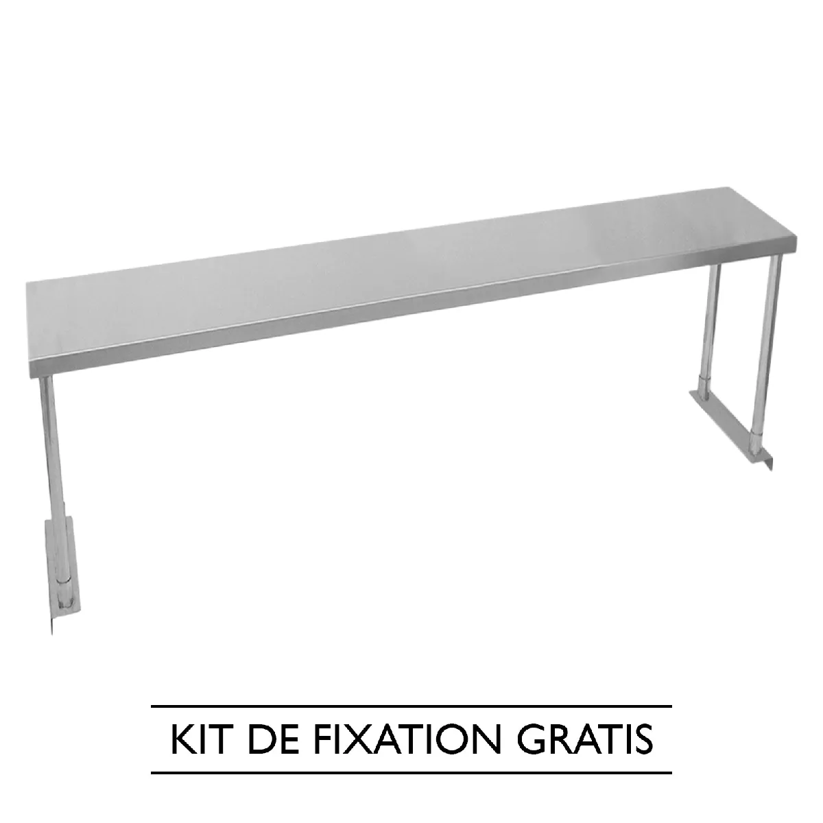 Monstershop Étagère murale en inox