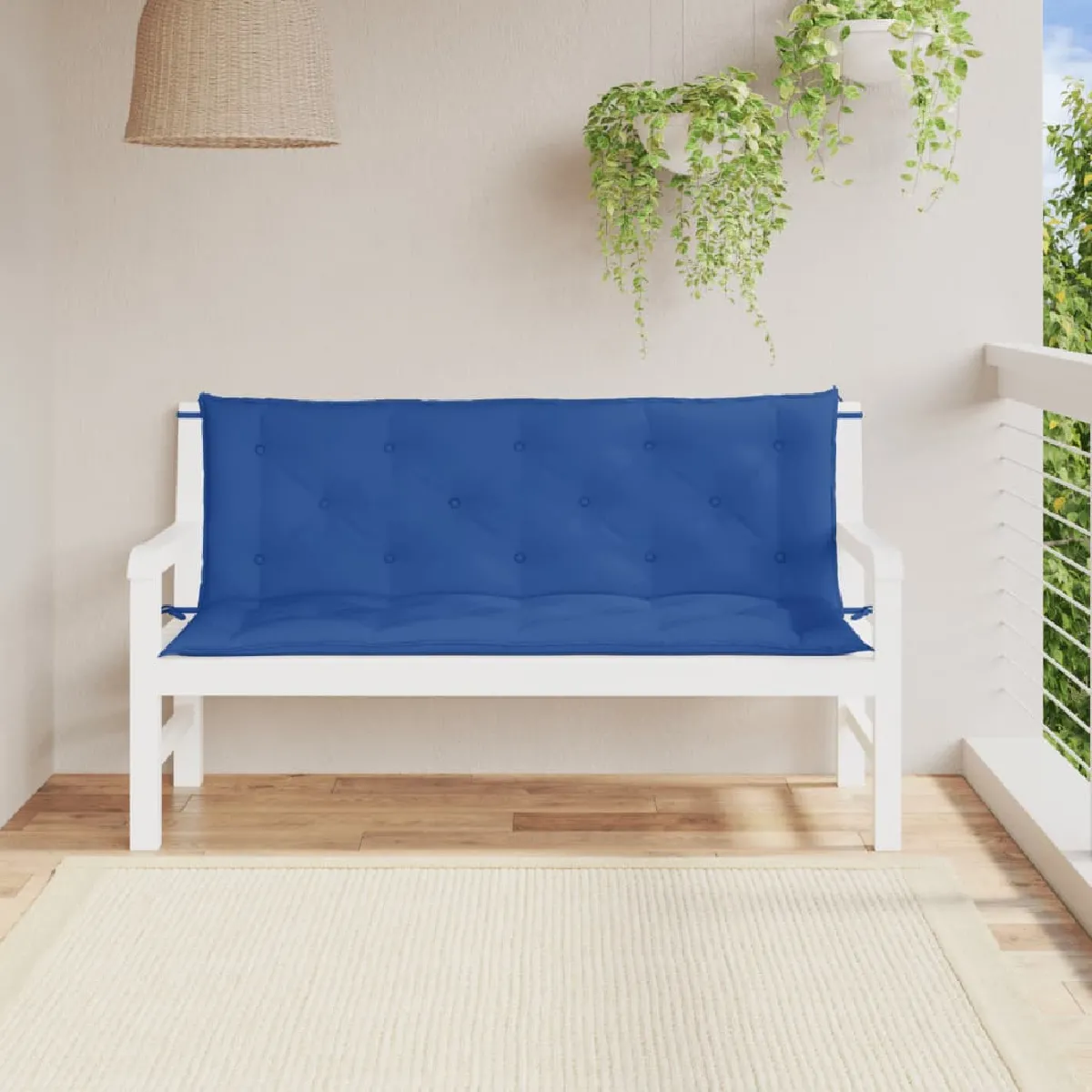 vidaXL Coussins de Banc Jardin 150x50x7 cm