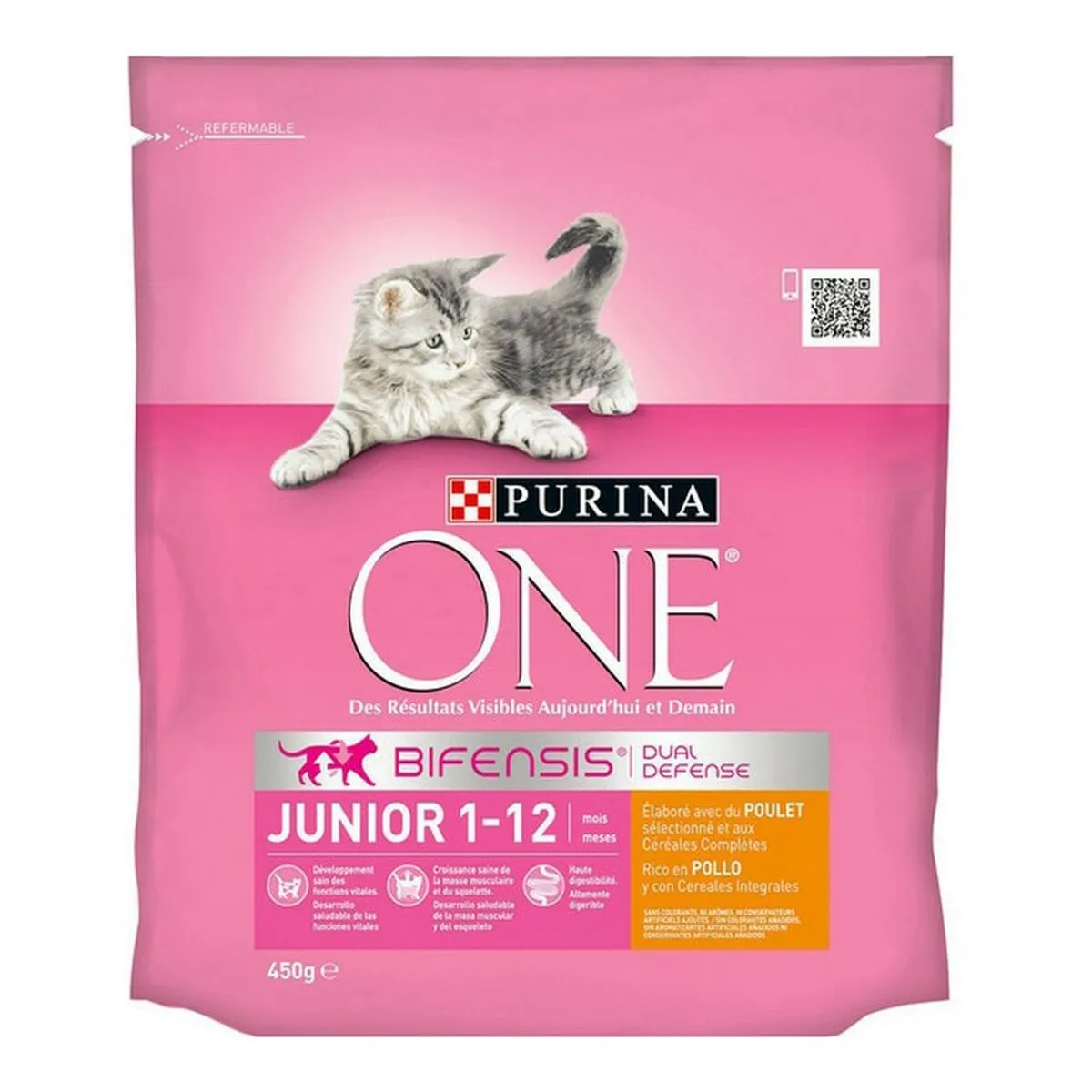 Croquettes Pour Chat Junior Poulet Bifensis Purina One Le Sac De - vue 4
