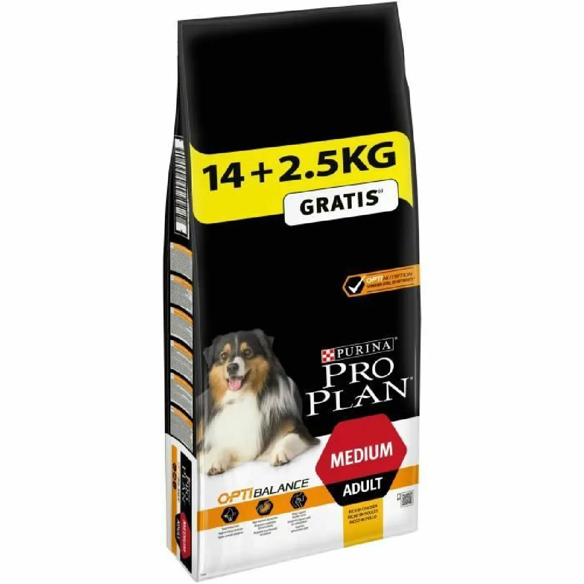 PRO PLAN Medium Optibalance Poulet - 14 + 2,5 kg PRO PLAN Medium Optibalance Poulet - 14 + 2,5 kg