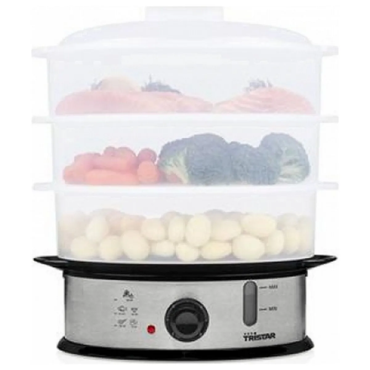 Tristar Argent Vs-3908 - Cuiseur Vapeur - 12 Litres - 1 Kwatt - Image 2