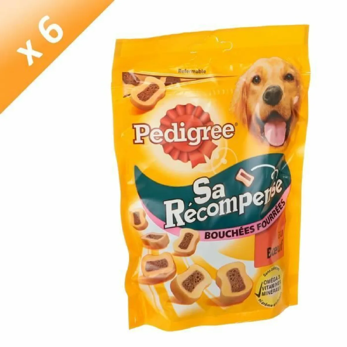 PEDIGREE Bouchées Fourrées Boeuf & Volaille PEDIGREE Bouchées Fourrées Boeuf & Volaille