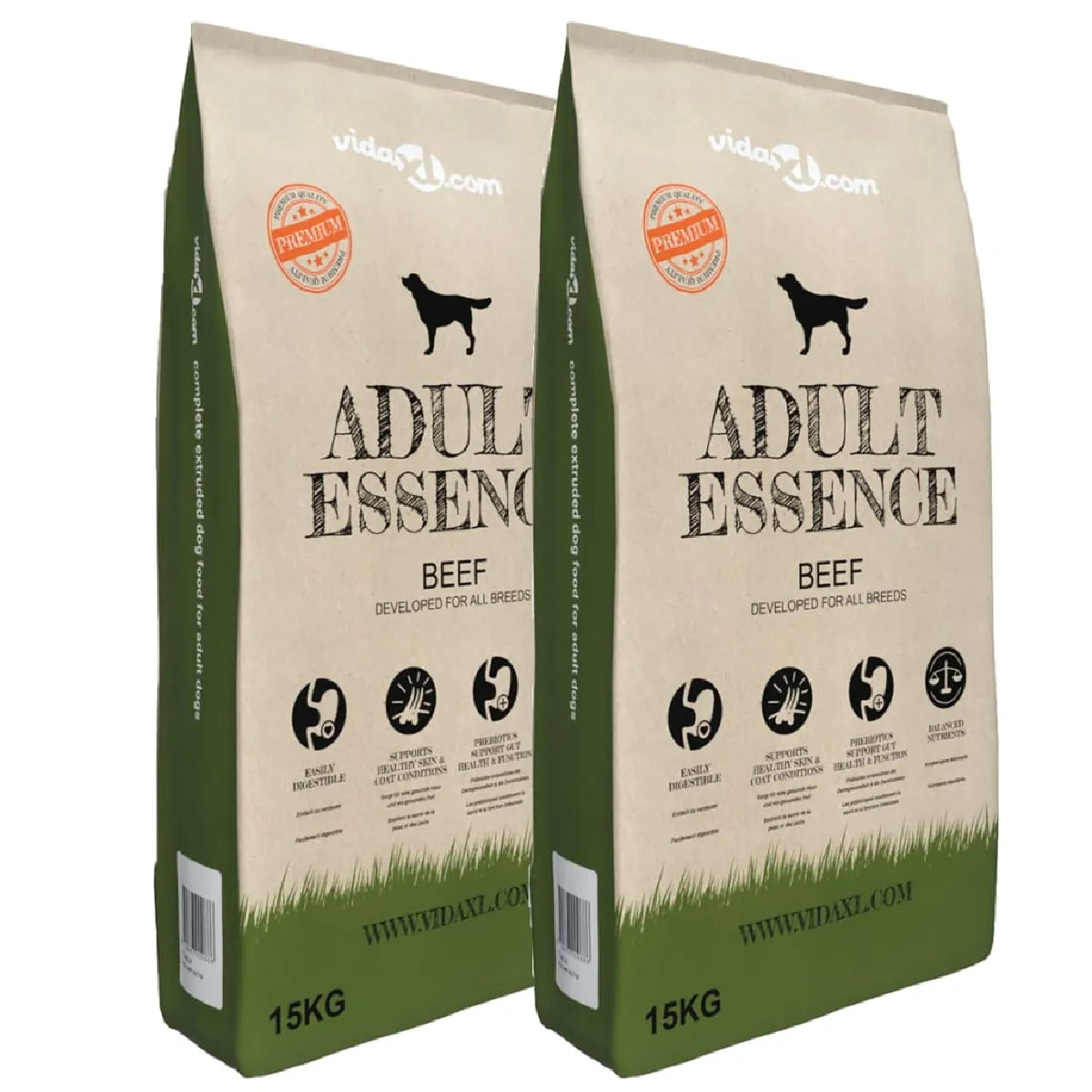 vidaXL Nourriture sèche Adult Essence Beef - 30kg