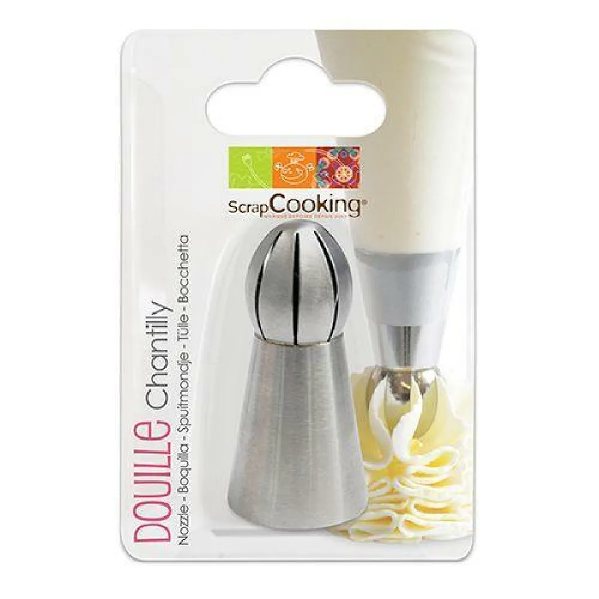 Scrapcooking Douille Pâtisserie Chantilly - Inox