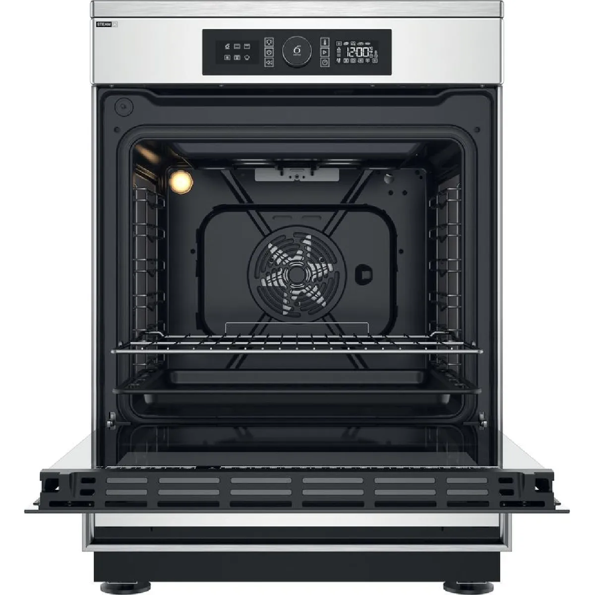 Cuisinière Induction Whirlpool WS68IB8ACX/FR/1 – 4 Foyers, Four Multifonction 83L - vue 3