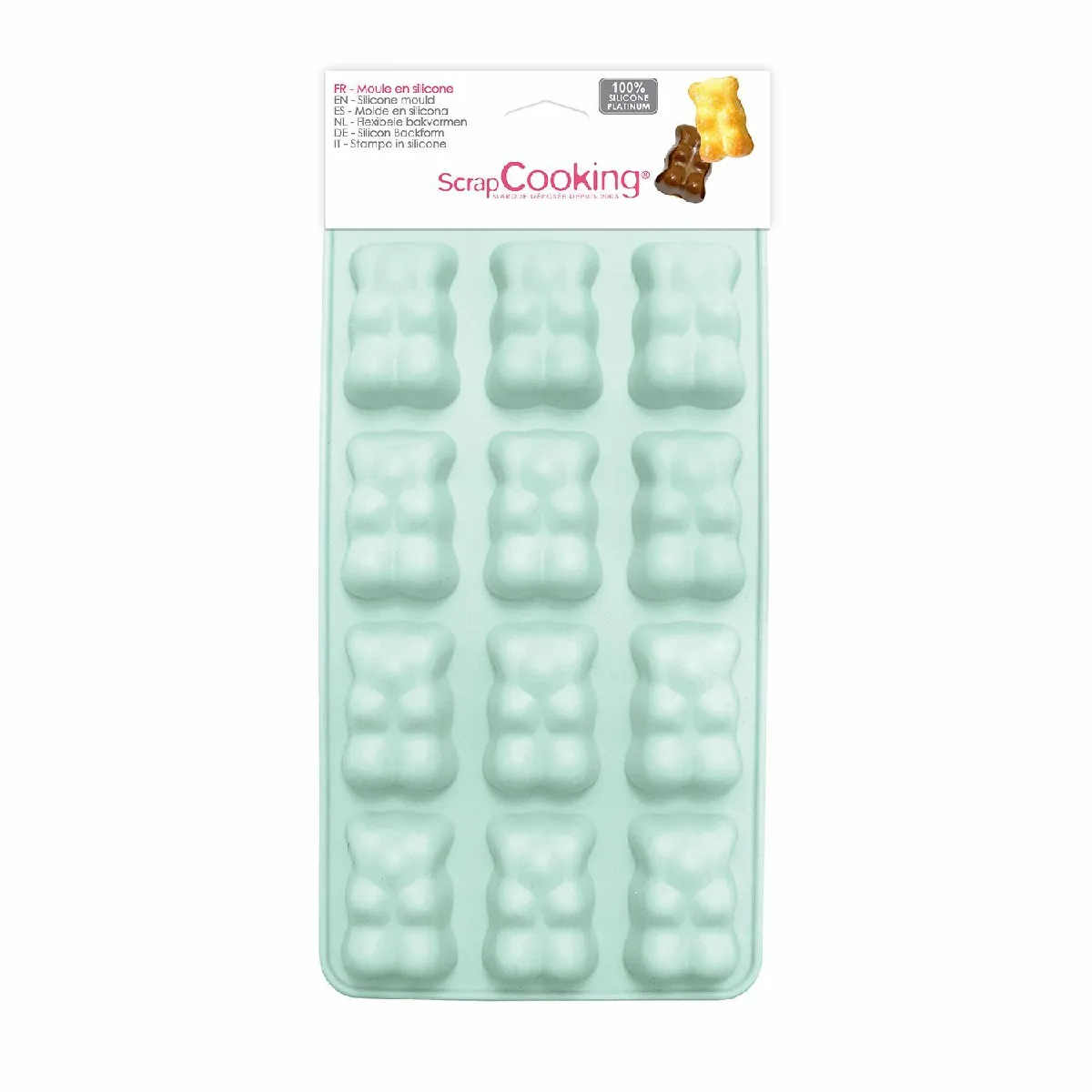 Moule silicone oursons guimauve x12 1.50x12.50 cm - Image 3