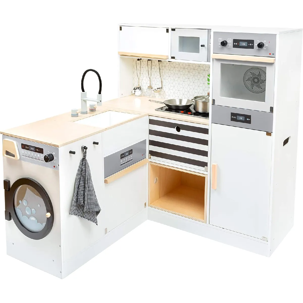 Small foot Cuisine en bois pour enfant - Blanc