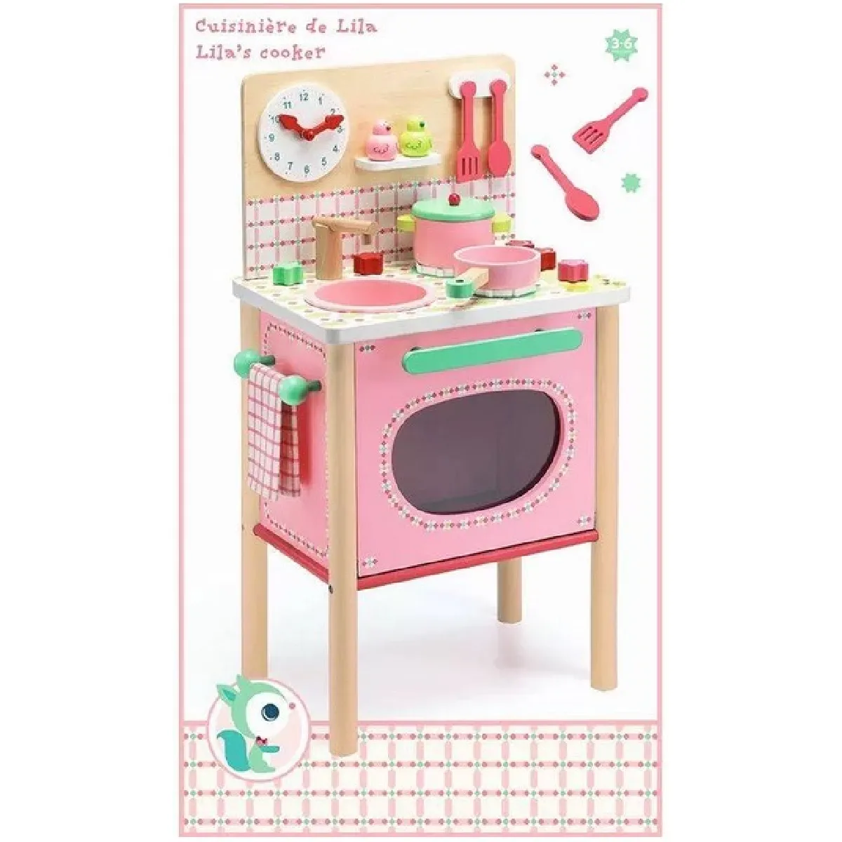 Djeco Cuisinière de Lila - Rose