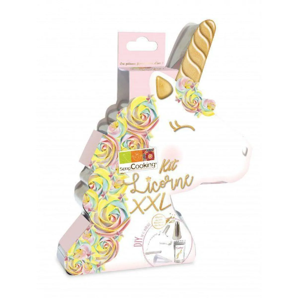Scrapcooking Rose Coffret Gâteau Licorne