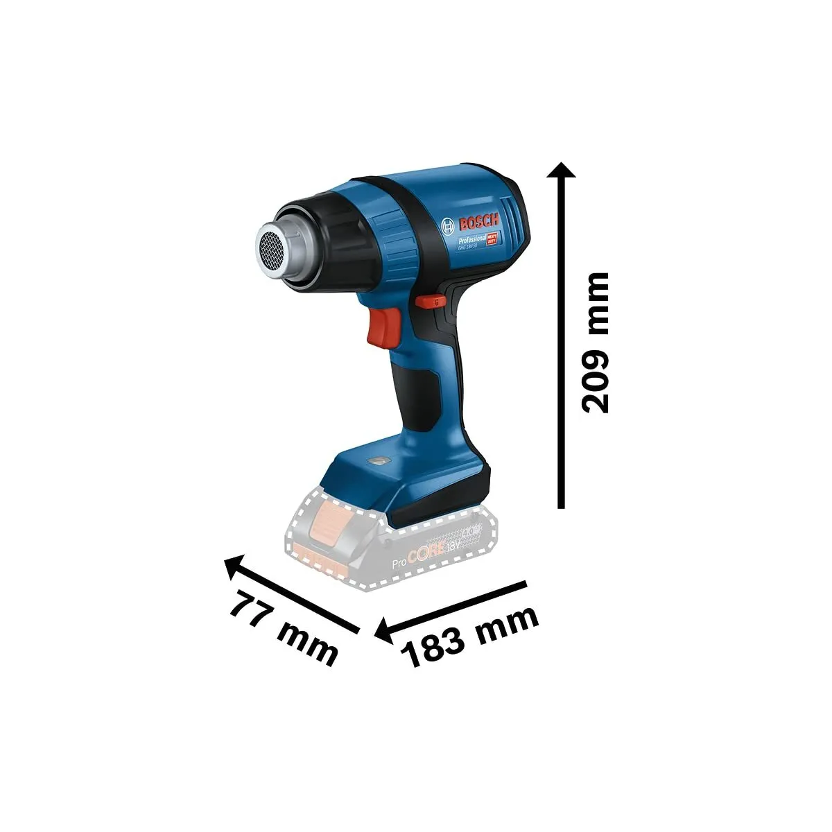 Bosch GHG 18V - vue 4