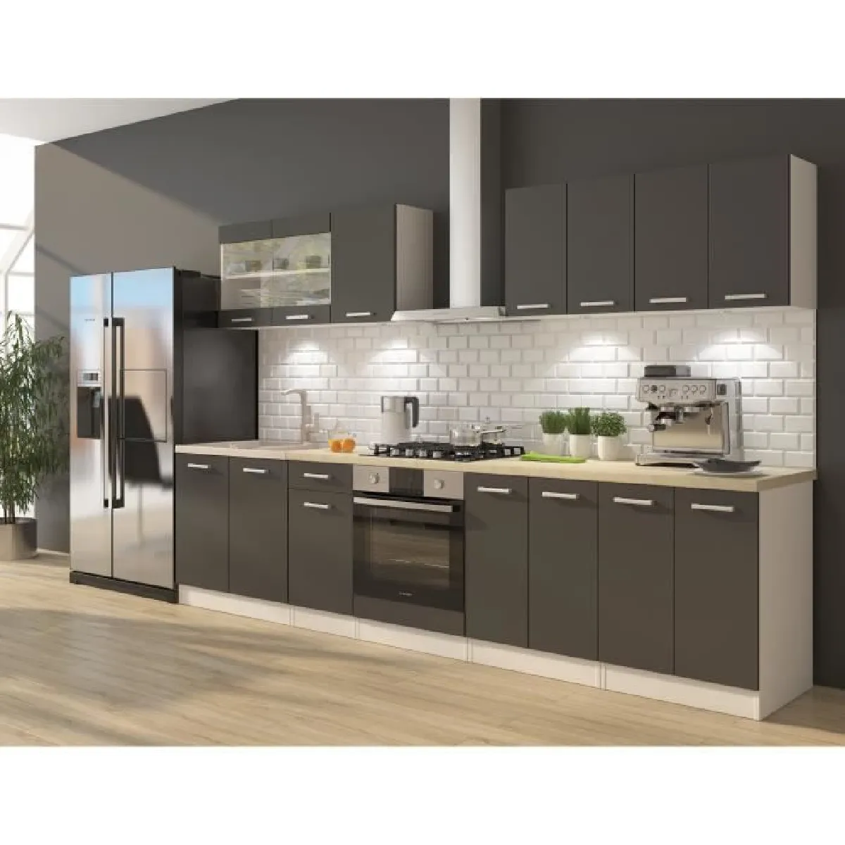 Cstore Gris Cuisine Complète Ultra
