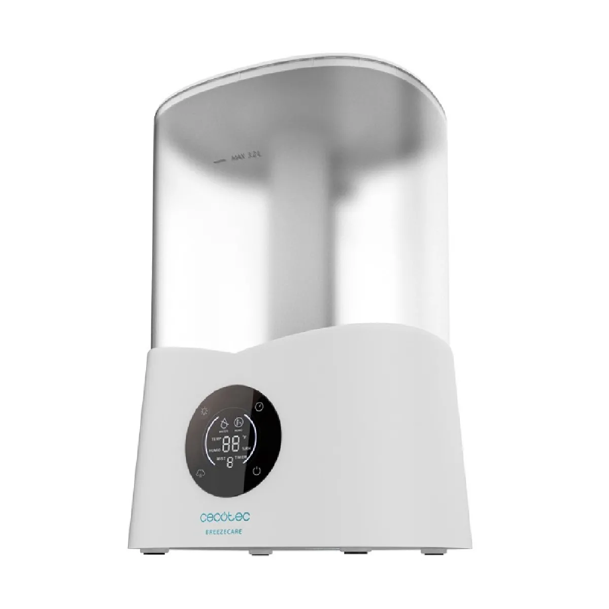 Humidificateur Cecotec BreezeCare 2600 Light Smart 3,2L LED 260ml/h télécommande - Image 4