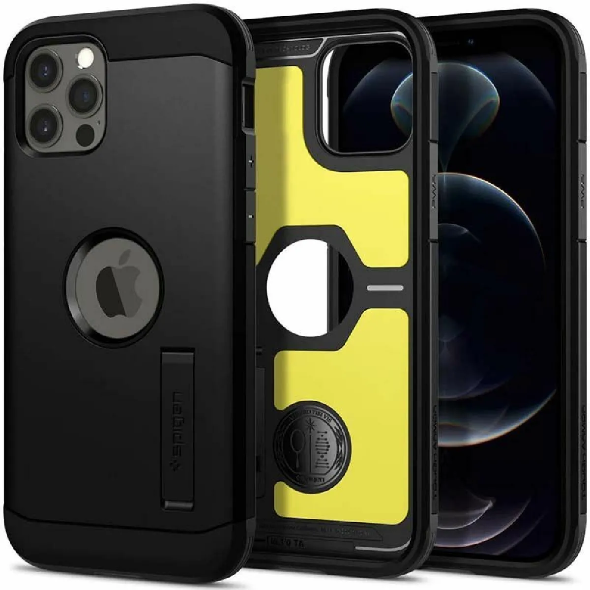 Spigen Sgp Noir Coque Acs01710 Apple Iphone 12 / 12 Pro