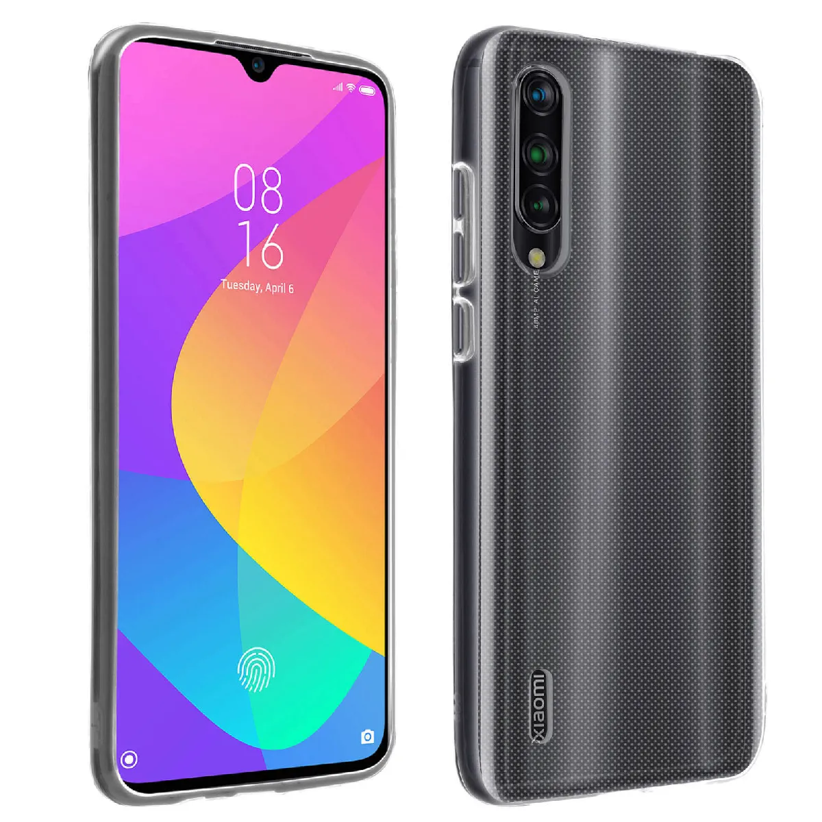 Avizar Coque Pour Xiaomi Mi 9 Lite Silicone Gel Flexible Résistant Ultra Fine Transparent