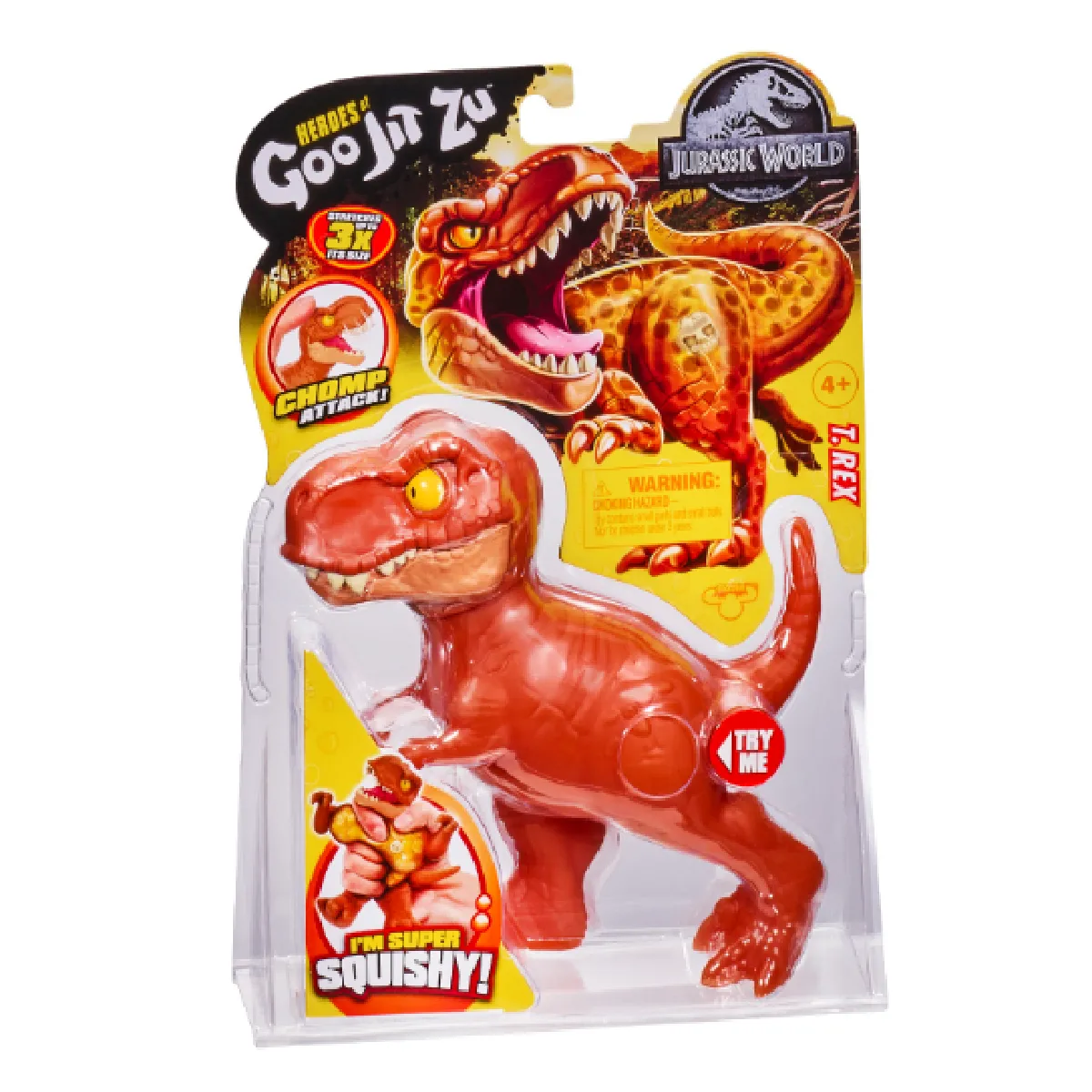 Comparer les prix de Figurine Jurassic World T-Rex élastique
