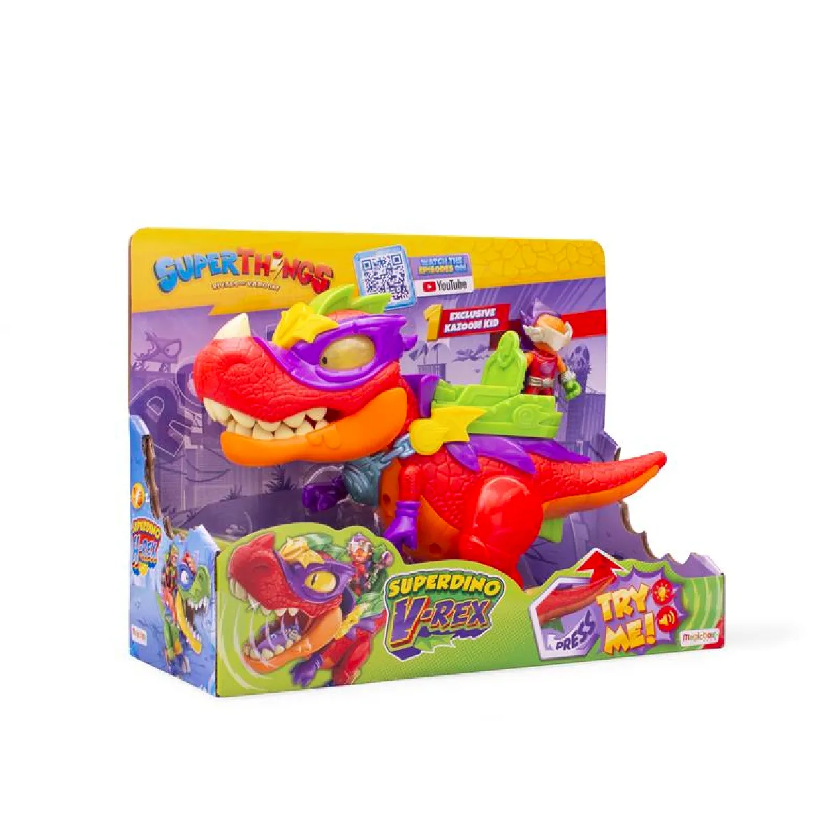 Comparer les prix de Figurine SuperThings Superdino V-Rex