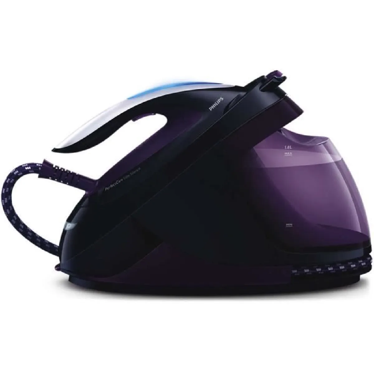 Centrale Vapeur Philips GC9650/80 – 2400 W, 7,5 Bars, Pressing 500 g/min, Réservoir 1,8 L - vue 2