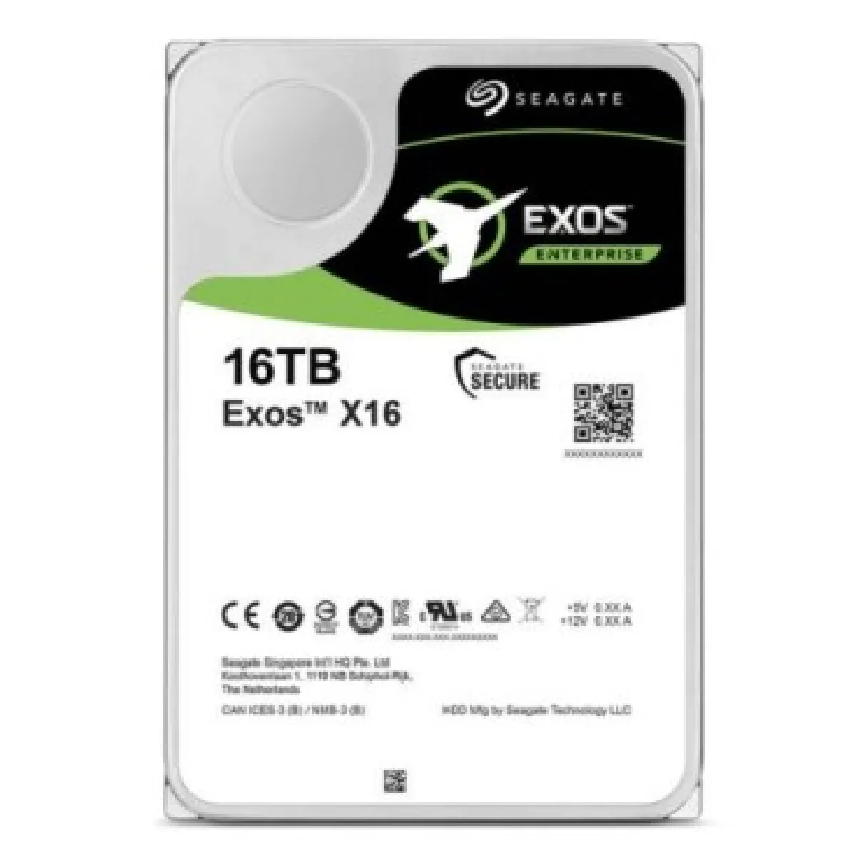 SEAGATE TECHNOLOGY SEAGATE Exos X16 ST16000NM001G - 16 To Noir