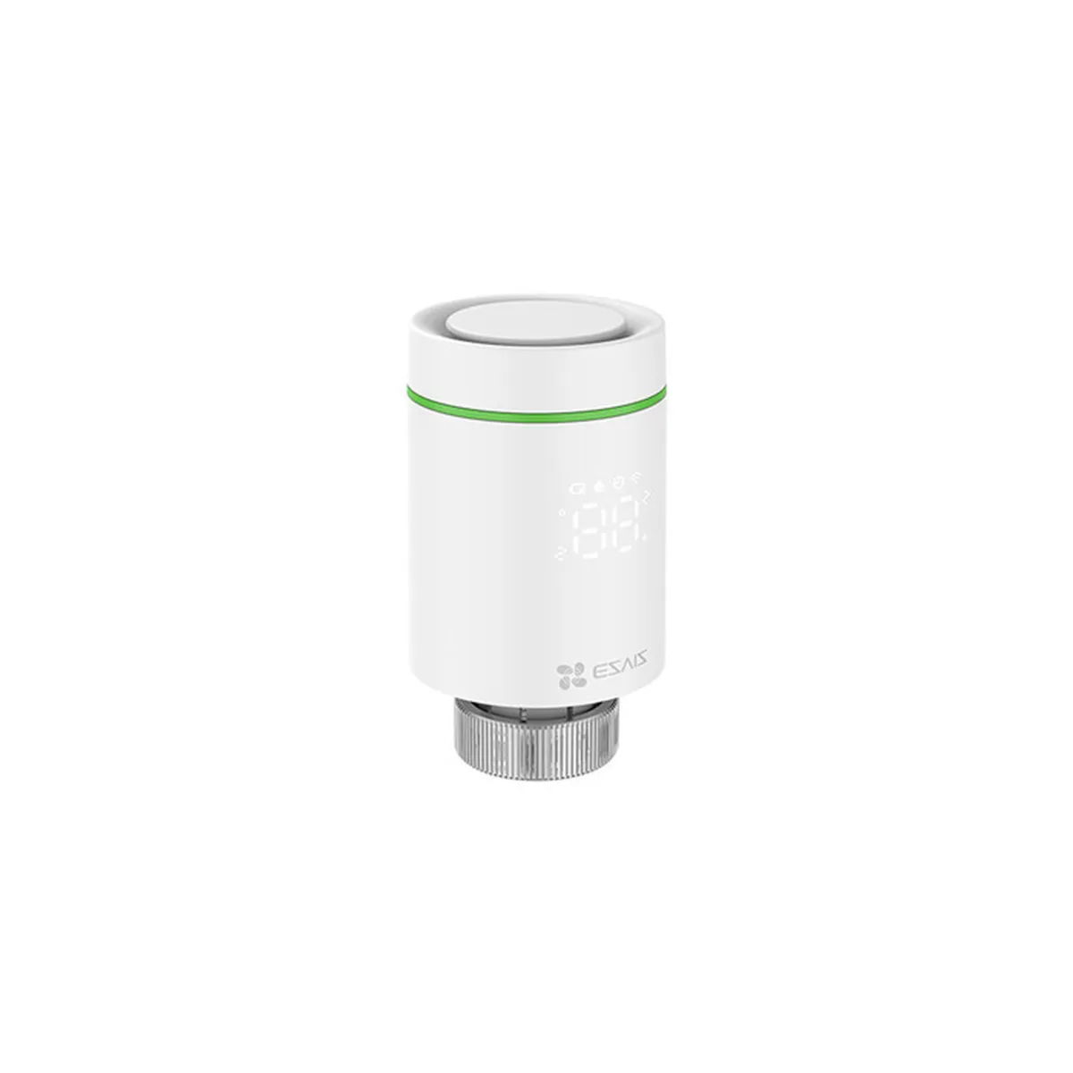 Ezviz Blanc Thermostat Intelligent T55 Pour Radiateur Avec Affichage Led
