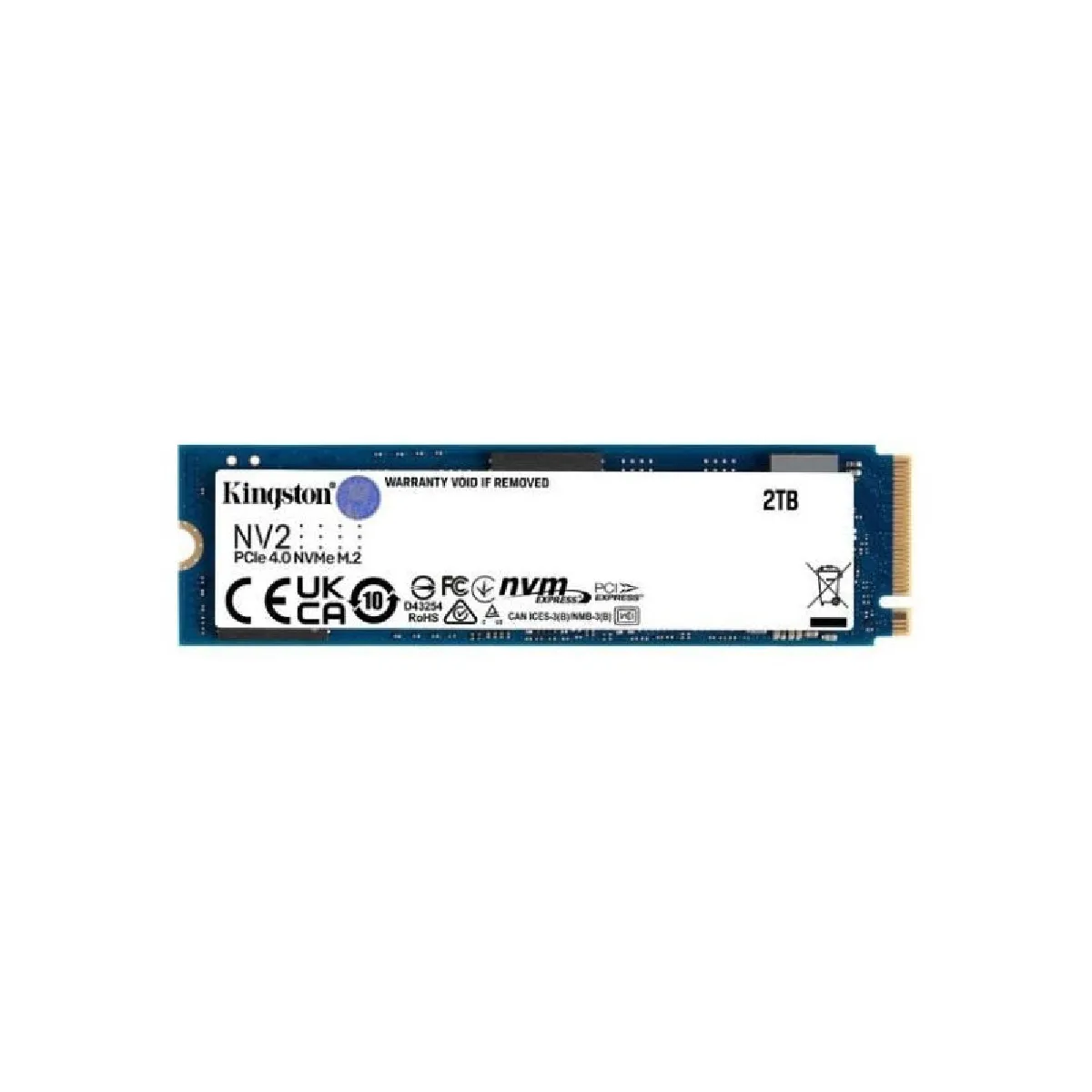 Kingston NV2 - 2 To - M.2 PCIe 4.0 NVMe