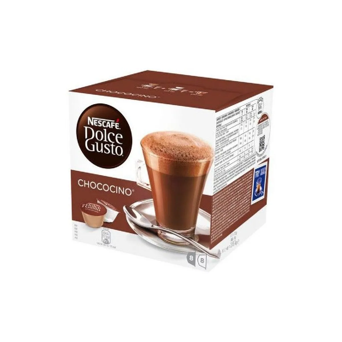 DOLCE GUSTO  Chocolat Capsules Chococino, La bo&icirc;te de 16, 270,4g