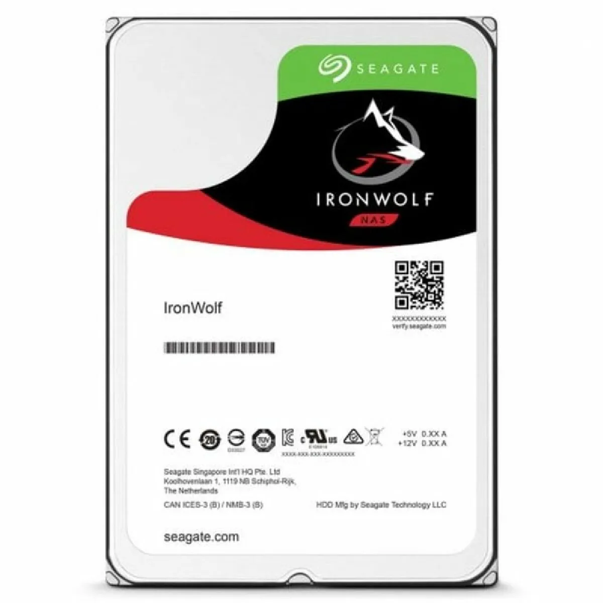 SEAGATE TECHNOLOGY Disque dur interne seagate ironwolf 8to st8000vn0022