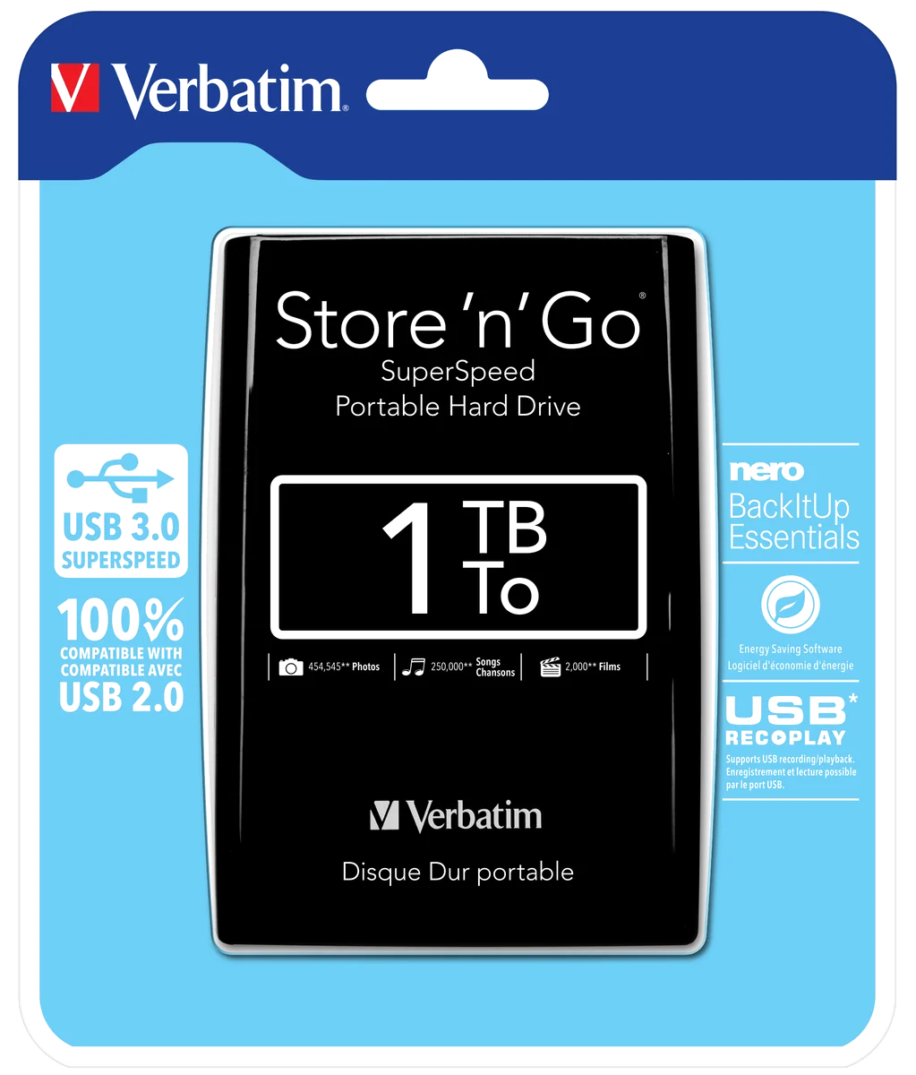 Verbatim Store 'n' Go 1To 21/2