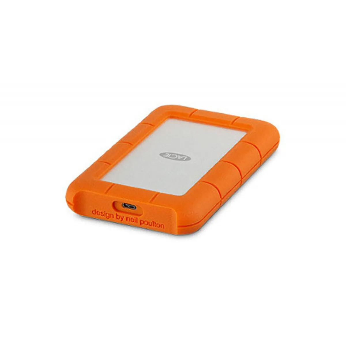 Lacie Orange/Argent Rugged 1 To - Usb Type C