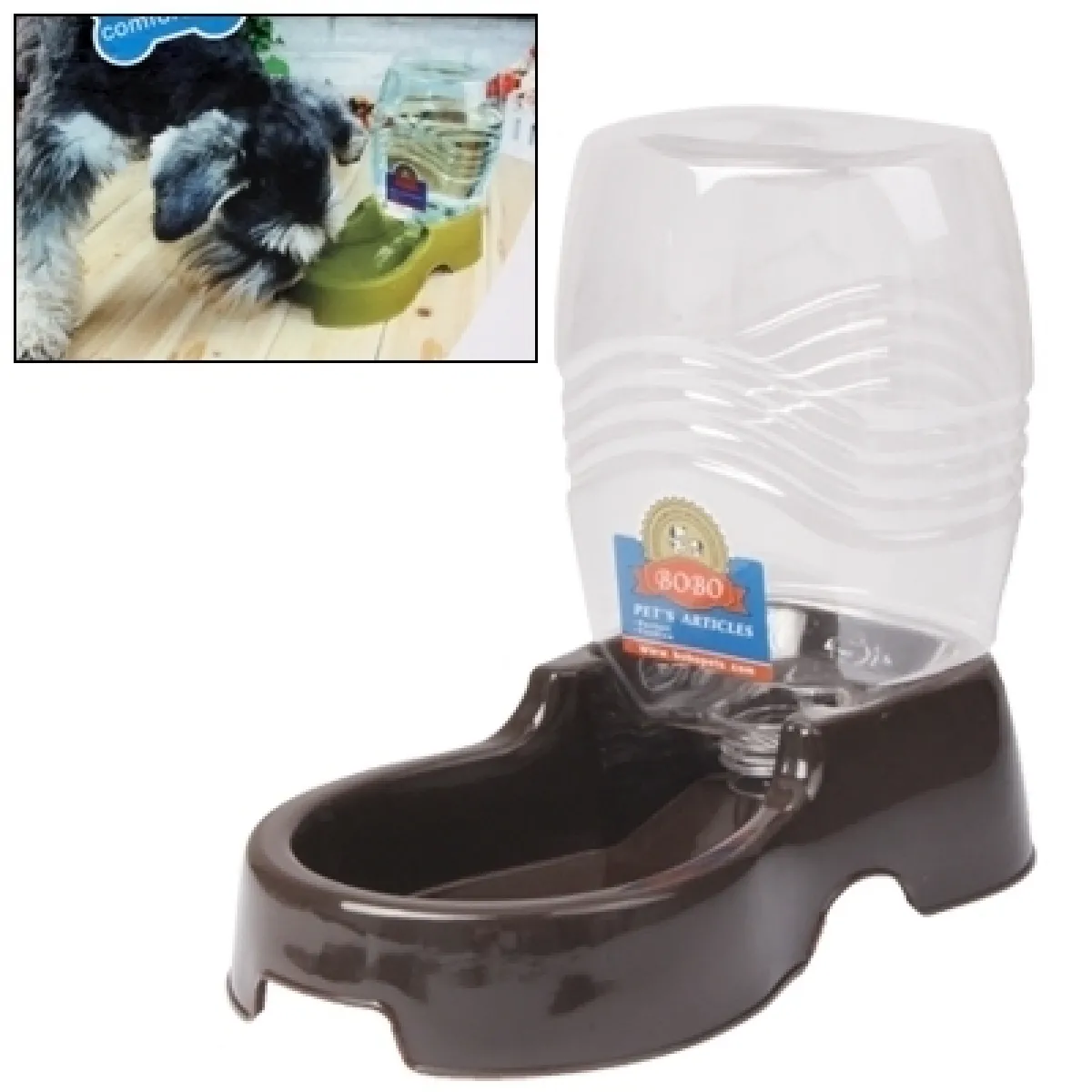 Meilleurs prix pour Distributeur d'Eau Animaux pour des chats et des chiens Livraison aléatoire des couleurs Bouteille détachable automatique de potable d'utilité avec le chargeur de plat