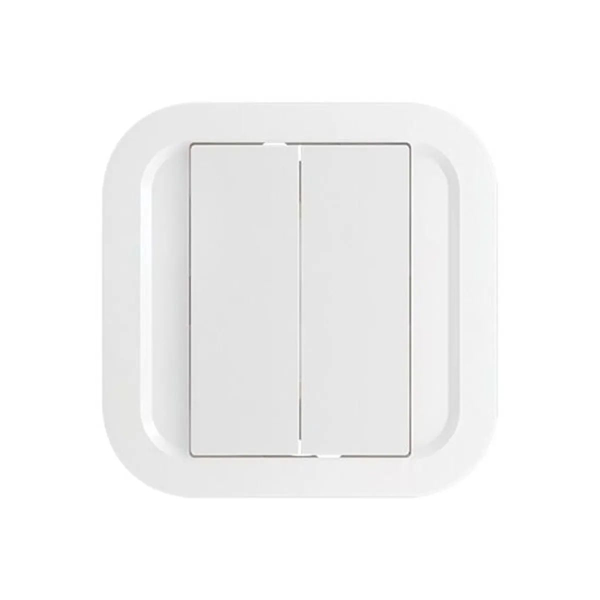Nodon Blanc Interrupteur Mural Sans Fil 2 Boutons Compatible Enocean