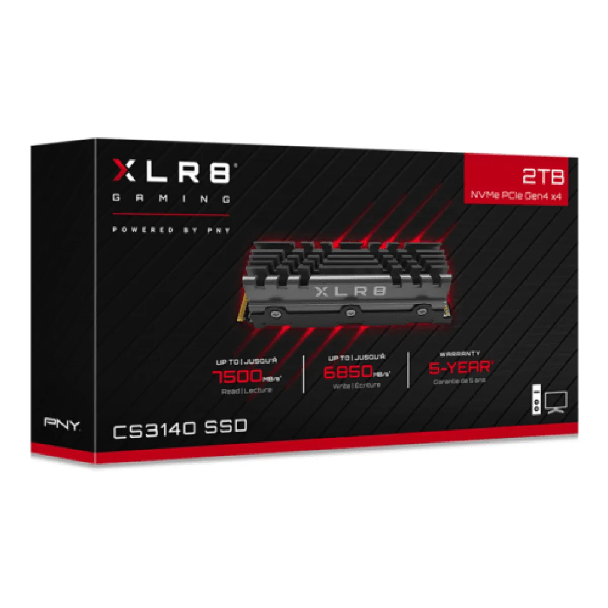 PNY  XLR8 CS3140 2To M.2