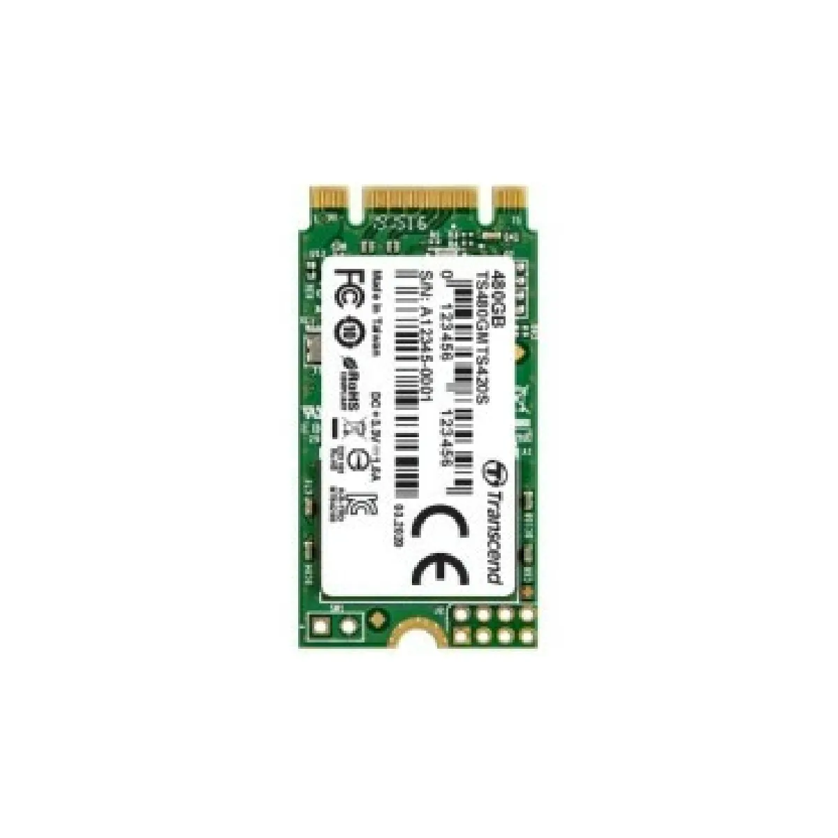 Non Communiqué Transcend 420S - Ssd - 480 Go - Interne - M.2 2242 - Sata 6Gb/S - Image 3