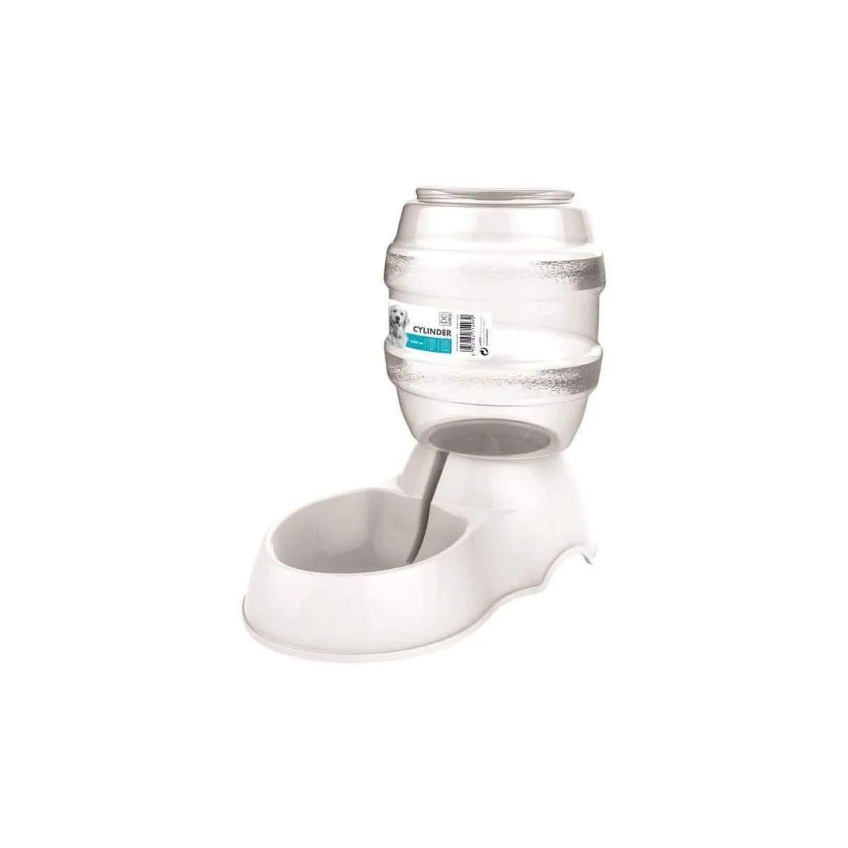 M-PETS Distributeur d'eau Cylinder - Blanc