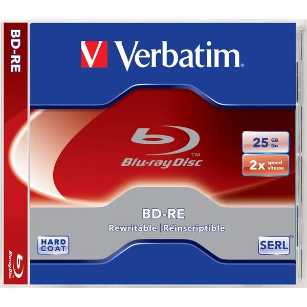 VERBATIM BD RE 25 Go certifié 2x pack de 5 boitier standard - vue 3