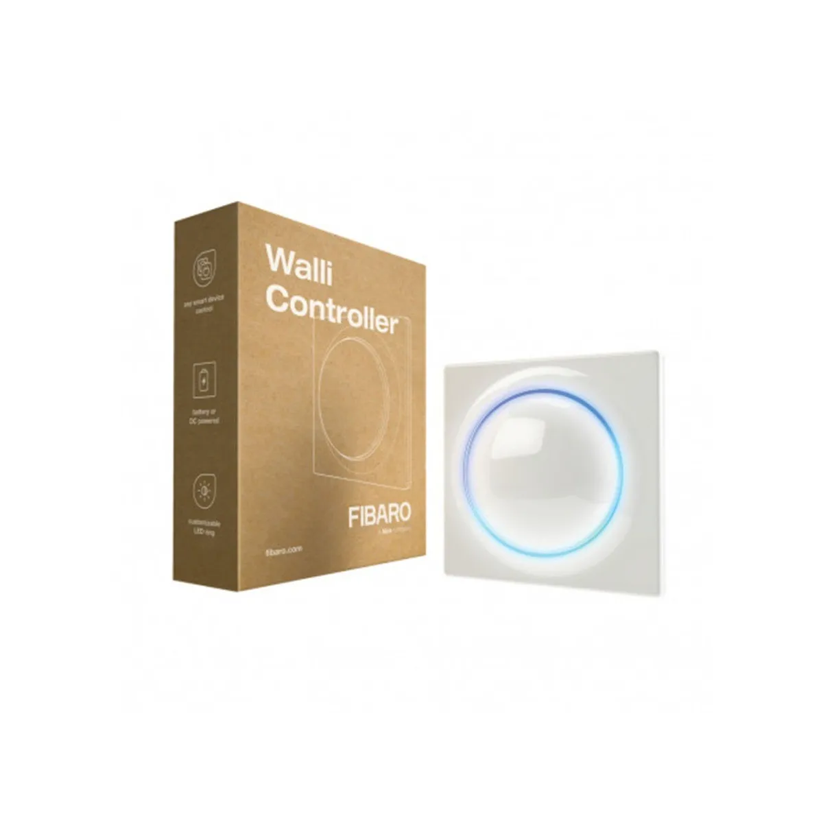 Fibaro Blanc Bouton Mural Fgwceu-201-1