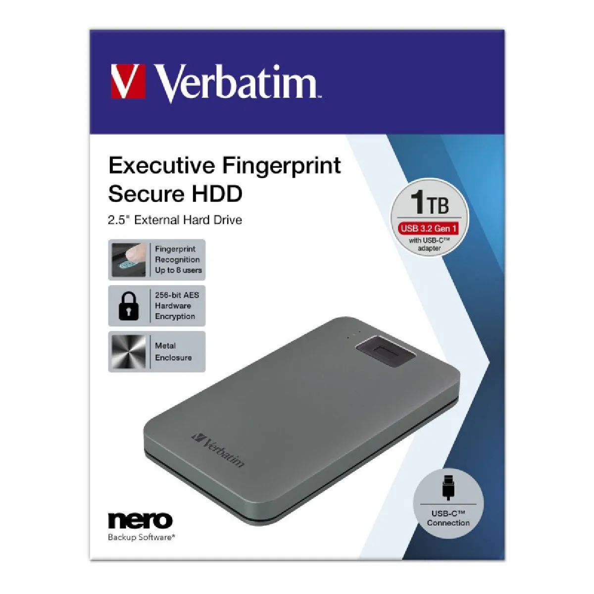 Verbatim 53652 Disque Dur Externe 1000 Go