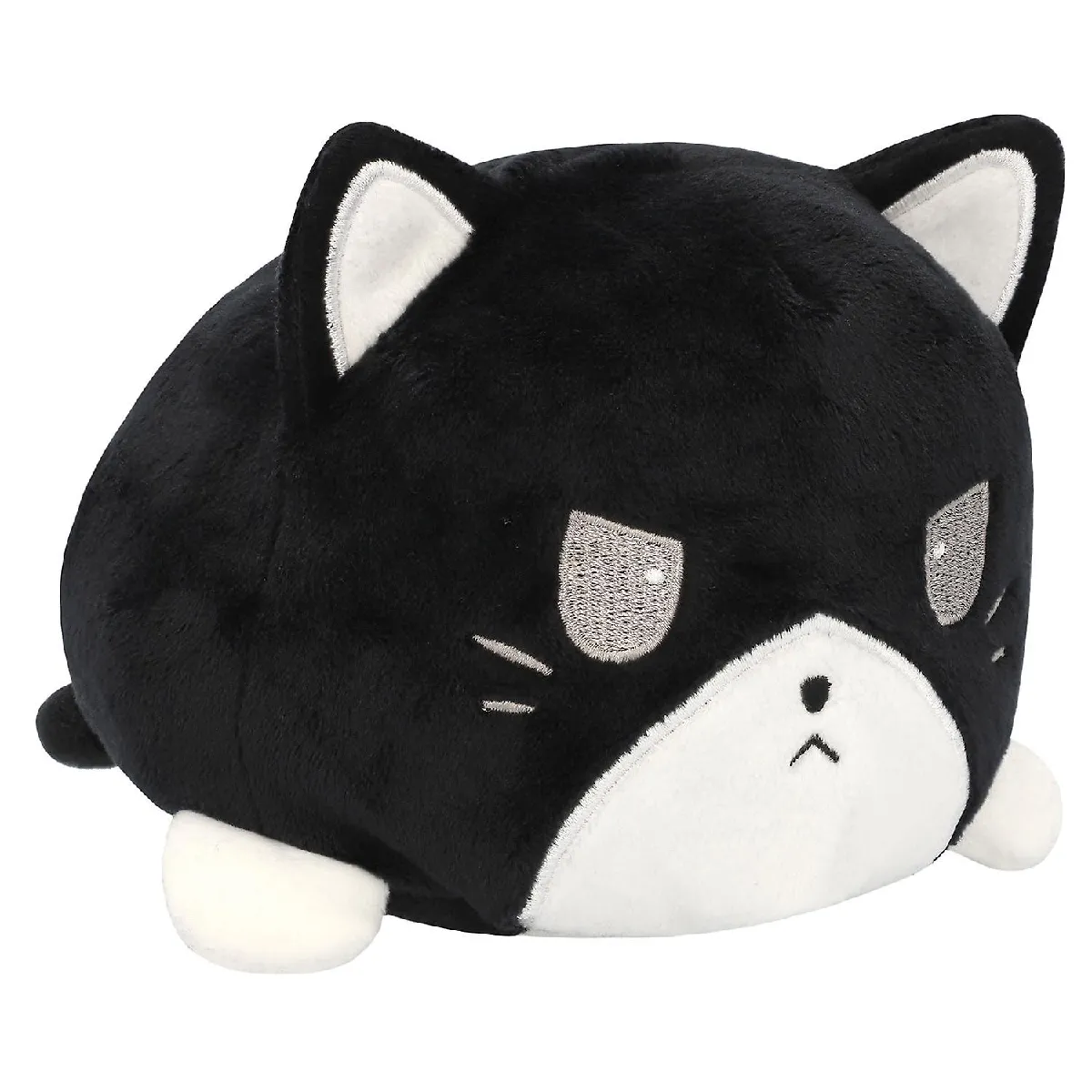 Peluche chat réversible d'humeur Noir Doudou et peluche Rue