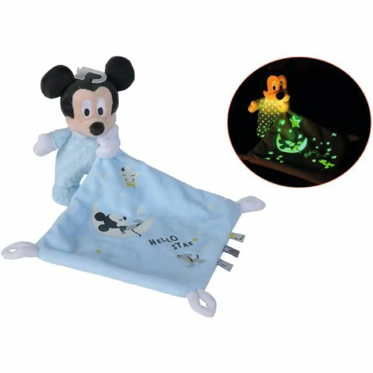 Disney Doudou Mickey Lumineux Starry Night - vue 6