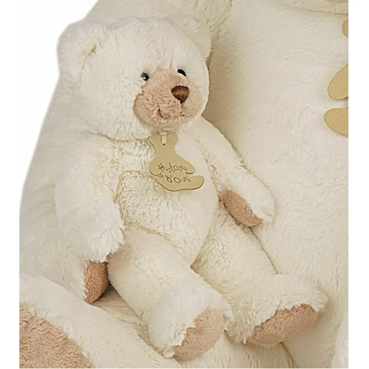 Histoire D'ours Ivoire Peluche Ours Calin'ours